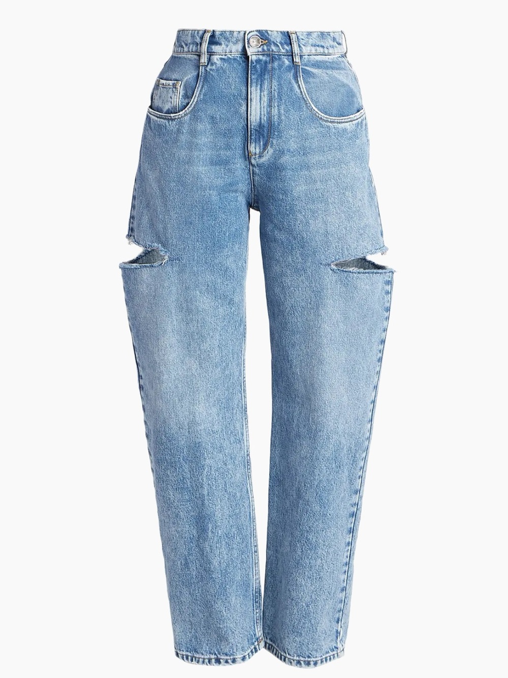 MAISON MARGIELA high-waisted denim jean with slash detail size 40IT